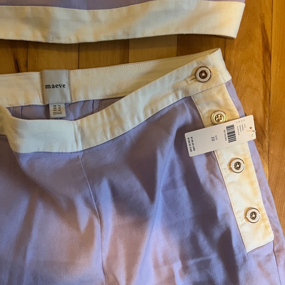 Anthropologie Purple set - Picture 4 of 5